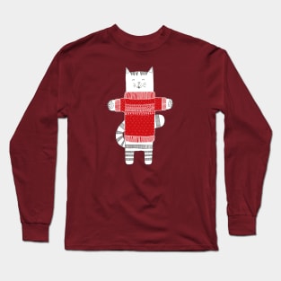 Christmas Cat Long Sleeve T-Shirt